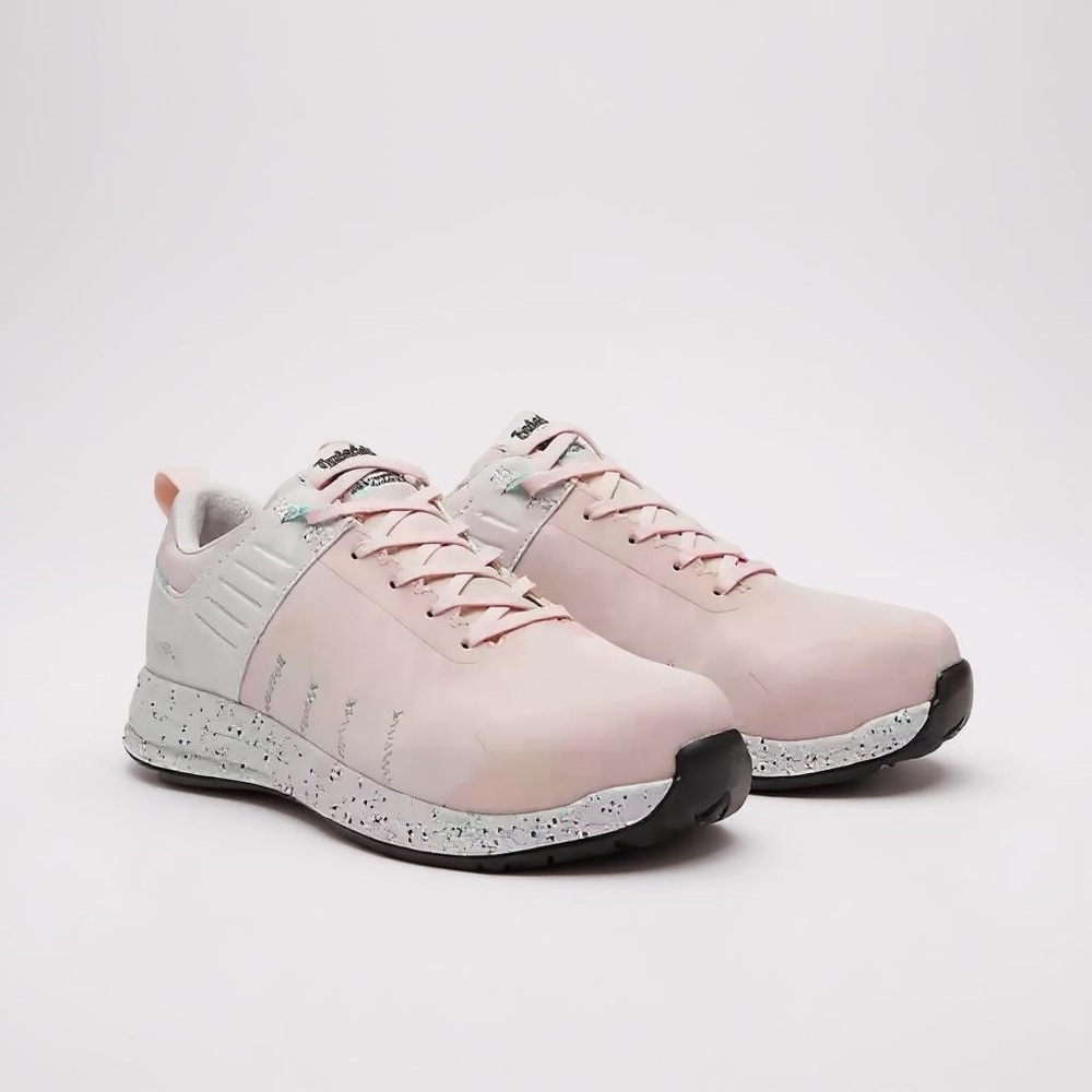 Timberland PRO Overdrive Women 8 Composite Toe Pink Safety Work Shoes